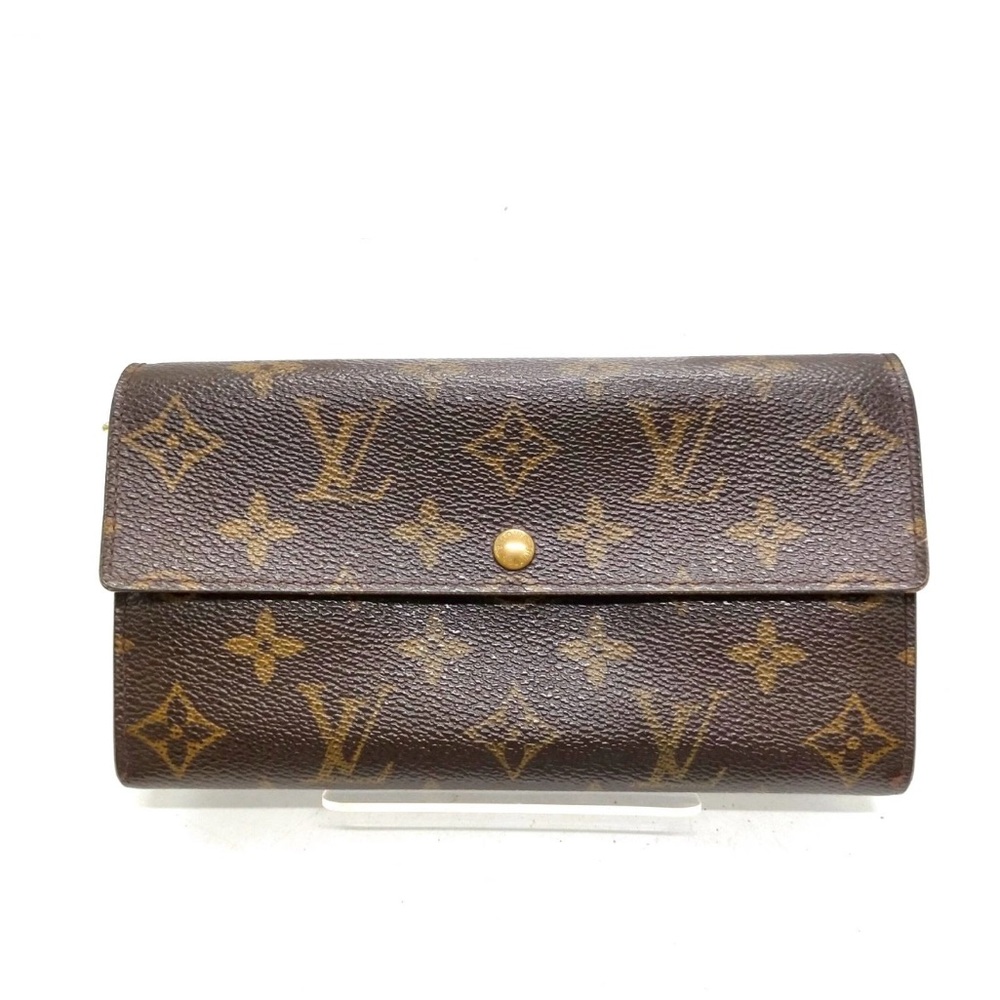 Louis Vuitton LV Long Wallet Portefeuille Sarah Brown Monogram